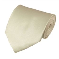 Solid Cream Necktie